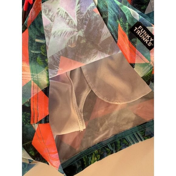 Funky Trunks ocean beach all-over print swim trunks shorty shorts sz S(32) - Picture 6 of 11